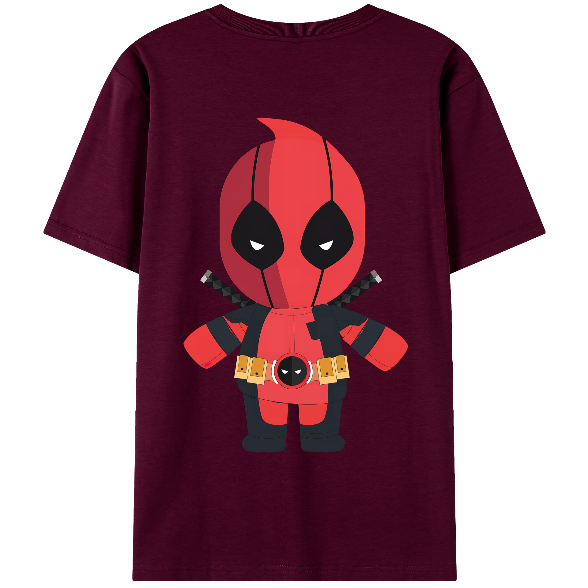 （画像用） Deadpool デッドプール レディース半袖Tシャツ(バックプリント)